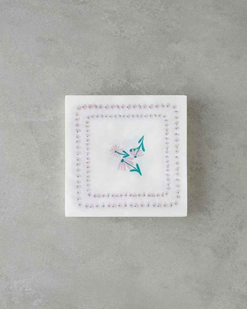 English Home Pudlily 33x33cm 20Li Kağıt Peçete Renkli