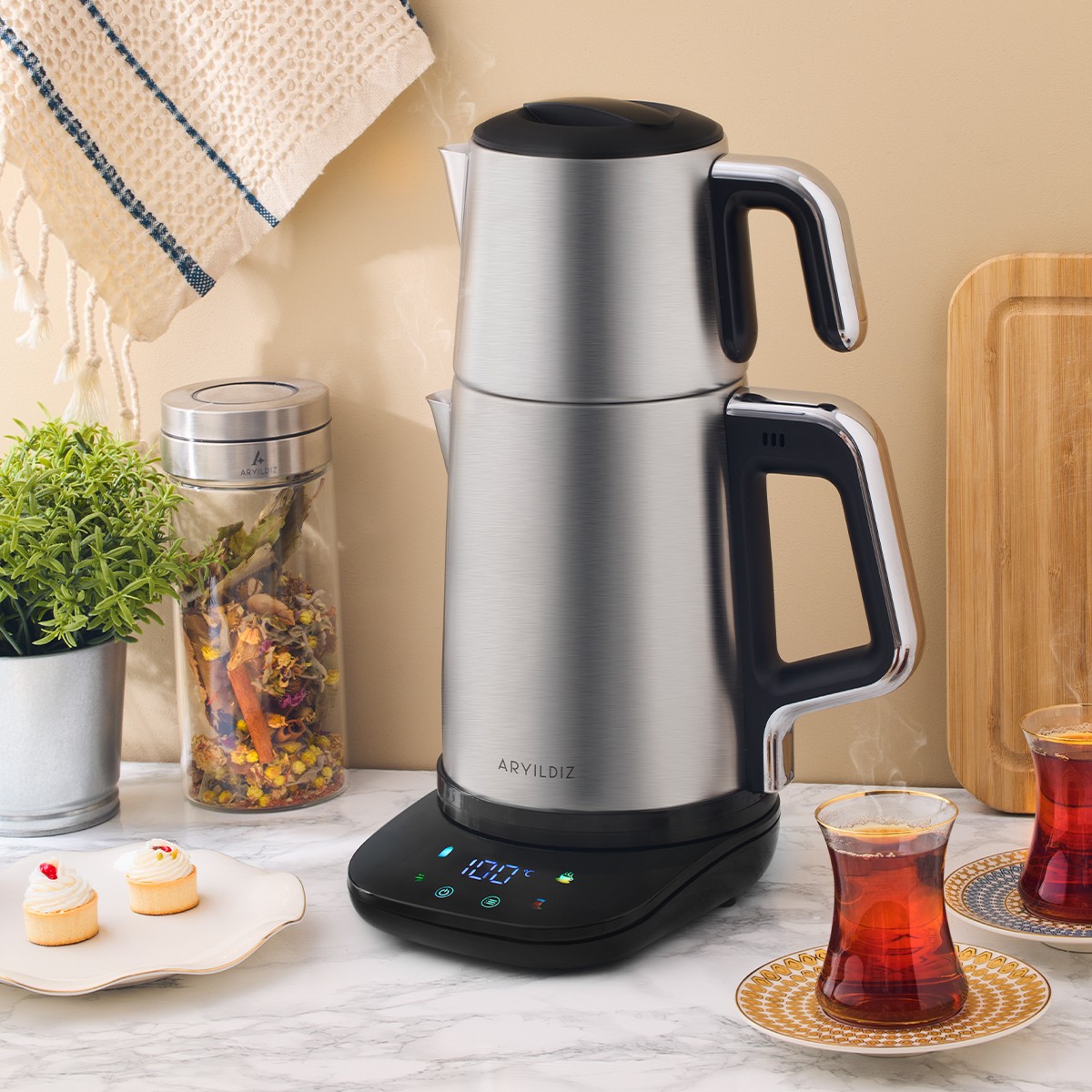 Aryıldız Vision Steel Çay Makinesi - Görsel 4