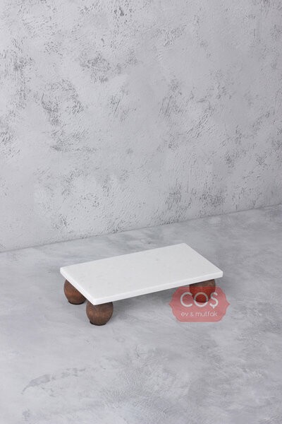 Coşev Favorite Home Top Ayak Mermer Altlık Ve Sunumluk - Görsel 2