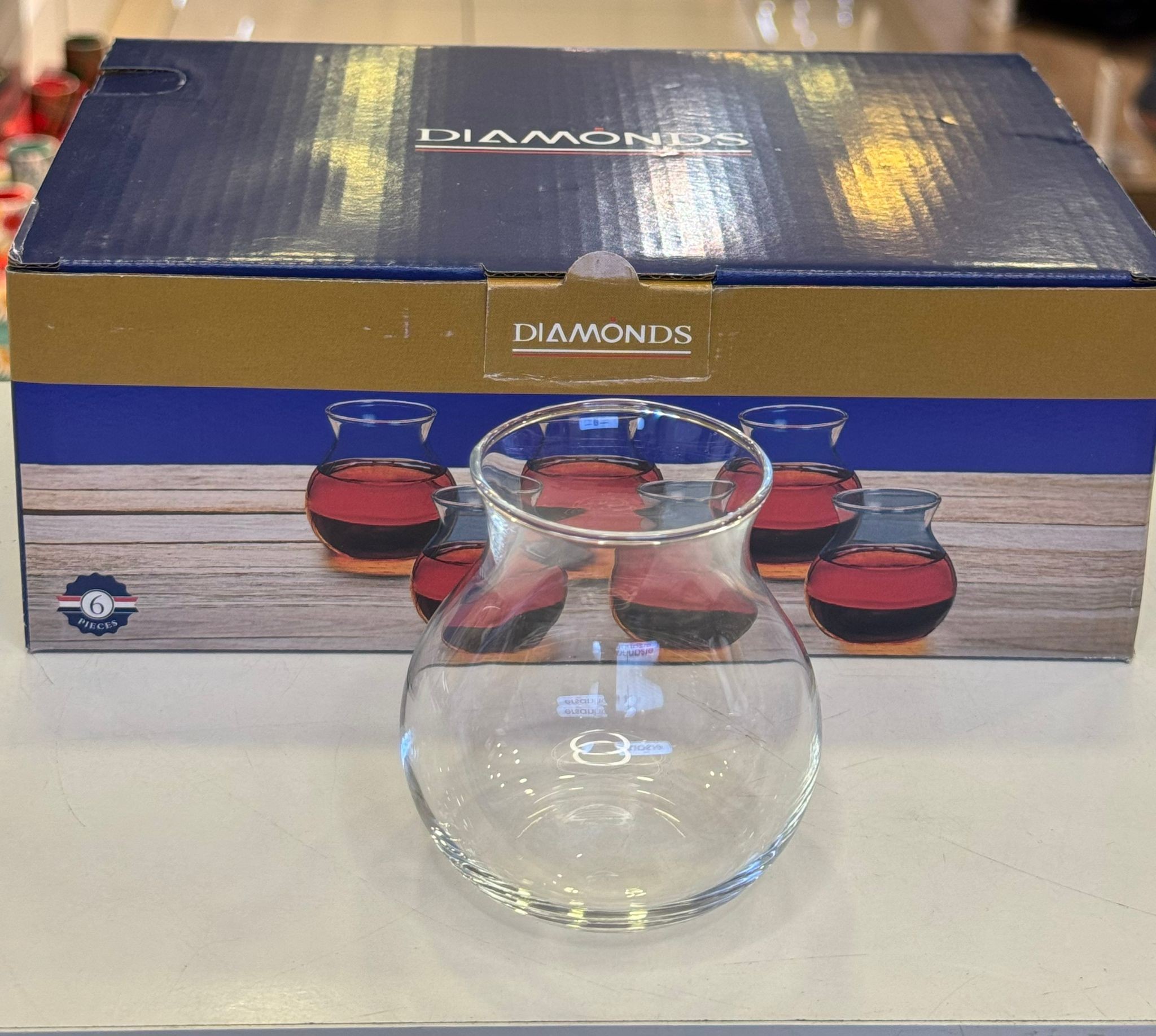 Diamonds Keyfi Ala 6Lı Çay Bardağı - Görsel 3