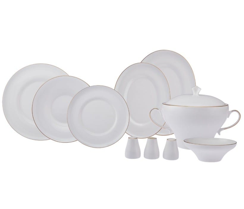 Emsan Alicia 60 Parça Fıne Bone Yemek Takımı