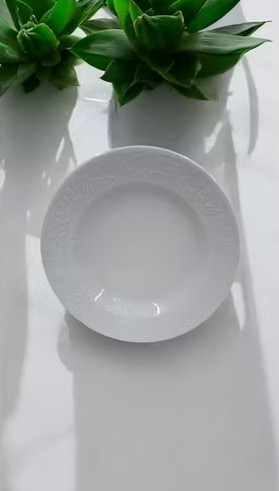 Güral Porselen Bahar Dalı Çukur Tabak Dekorsuz