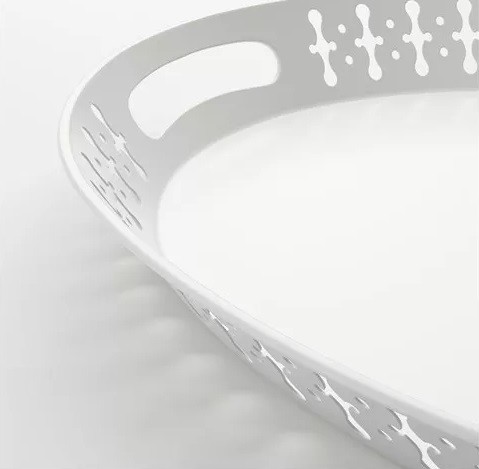 Ikea Romantisk Metal Tepsi - Görsel 2