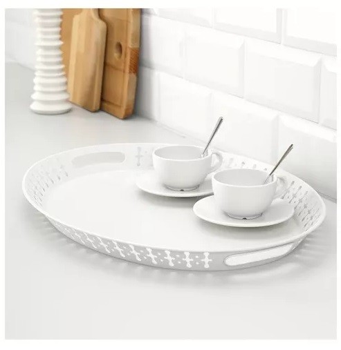 Ikea Romantisk Metal Tepsi - Görsel 4