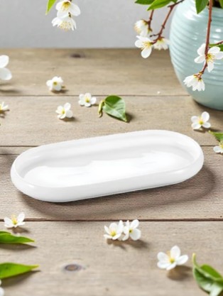 Mien Porselen Oval Sunumluk Tabak - Görsel 4