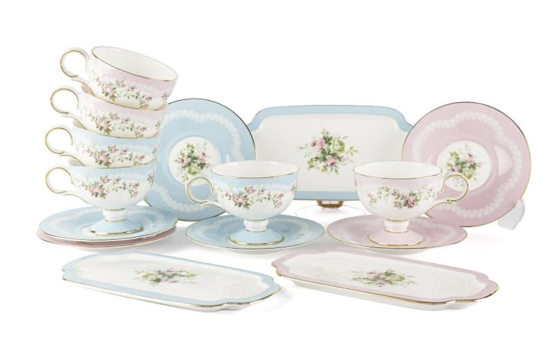 Mikasa Moor Rose Charm 15 Parça 6Lı Kahve Fincanı Seti