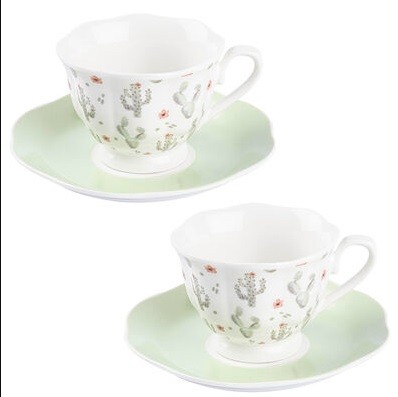 Outlet Tantitoni Cactus 6 Kişilik Kahve Fincan Takımı - Görsel 2