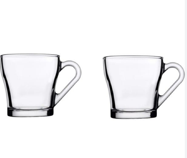 Paşabahçe 55233 2Li Chroma Kulplu Su ve Çay Bardağı