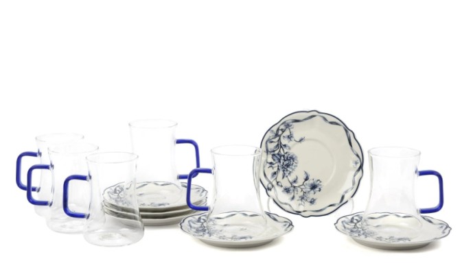 Mikasa Moor Luna Blue 6Lı Çay Bardak Seti