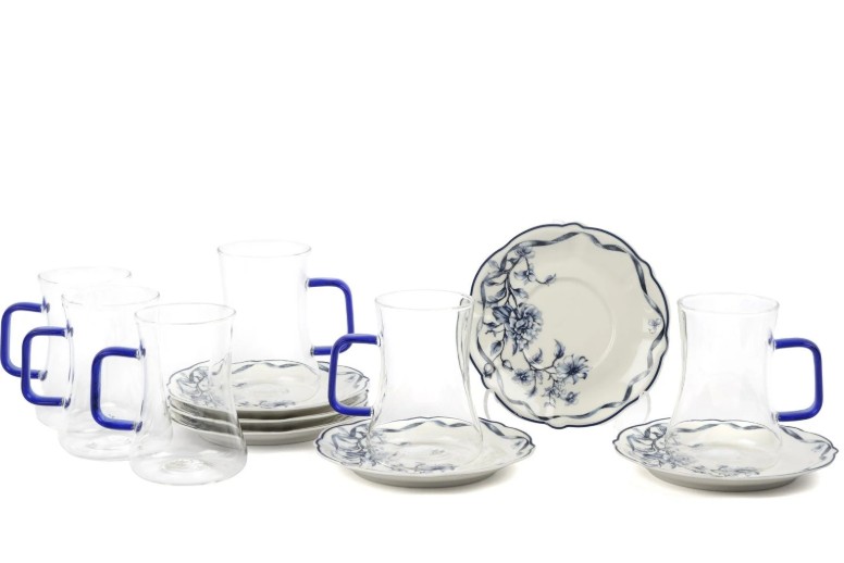 Mikasa Moor Luna Blue 6Lı Çay Bardak Seti - Görsel 2
